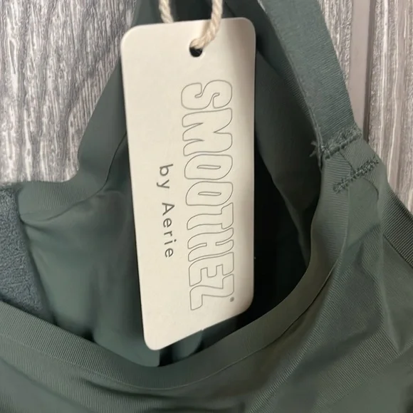 Aerie SMOOTHEZ Mesh Unlined Bra in Royal Palm 36C NWT - Picture 10 of 10